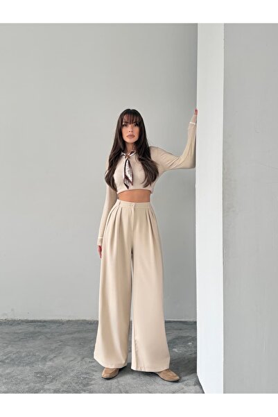 mydukkan.co Three-Pile Palazzo Pants