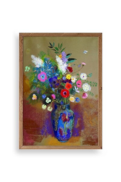 CT STONES Flowers Wooden Framed Painting