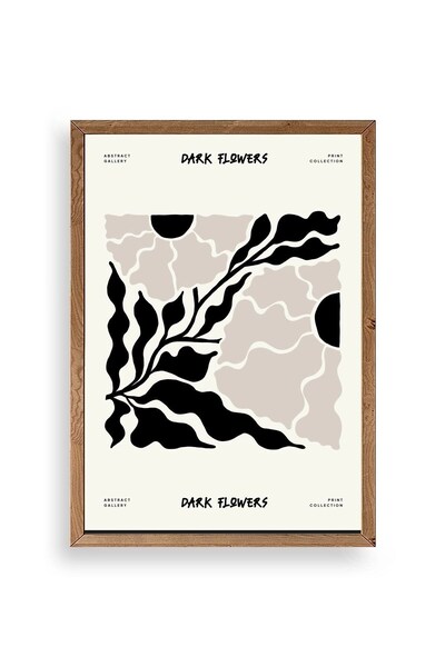 CT STONES Flower Wooden Framed Painting