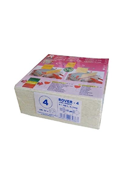 Rover Pompe Set of 25 filter plates 20x20 cm Rover 4, stage 1, medium coarsening, 10 microns, 004203, Italy