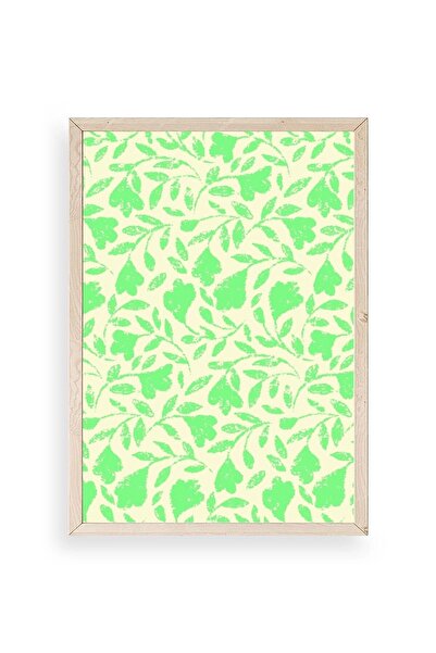 CT STONES Leaves Wooden Framed Painting