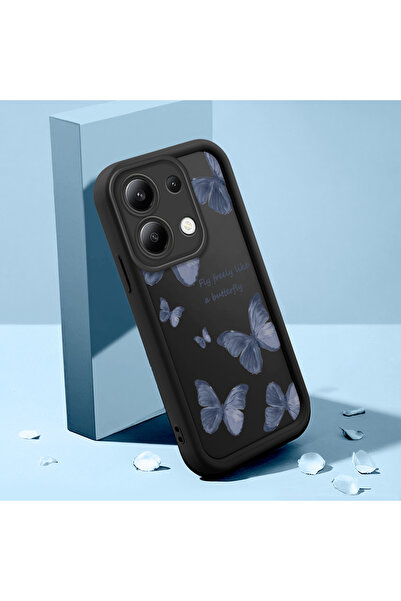 ucuc حافظة حماية من السيليكون الأسود المتوافقة مع هاتف Xiaomi Redmi Note 13 4G