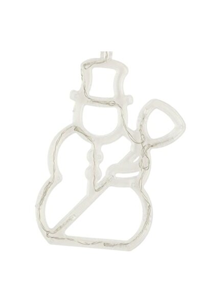 Glow Goods Decorațiune de Crăciun pentru fereastră cu LED-uri, om de zăpadă, ...