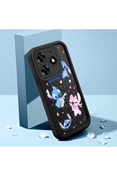 ucuc حافظة ممتصة للصدمات من السيليكون الأسود المتوافقة مع هاتف Tecno Spark 10...