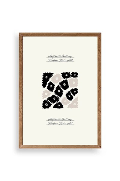 CT STONES Flower Wooden Framed Painting