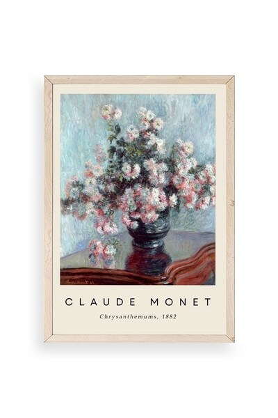 CT STONES Claude Monet Wooden Framed Painting