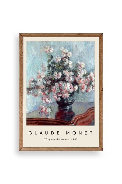 CT STONES Claude Monet Wooden Framed Painting
