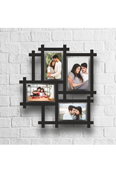 Genel Markalar Siyah Ahşap Tablo