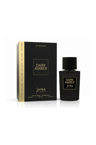 jana beauty عطر دارك أمبر أو دو بارفان للرجال، عطر شرقي خشبي فاخر، 100 مل - ج...
