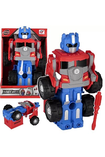 TOYSTURKA 2’si 1 Arada Dönüşebilen Robot ve Kamyon Oyuncak Sök Tak Dönüşebile...