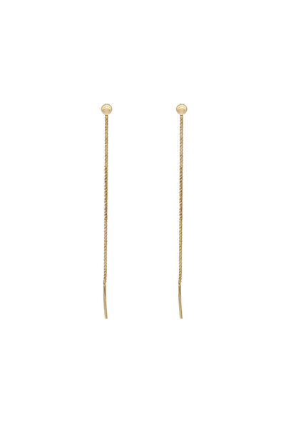 Bijuteria SORELLY Cercei din aur de 14k cu bilă de 2 mm