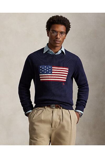 Ralph Lauren Black Label İkonik Bayrak Atlamacı Kazak