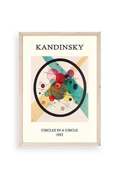 CT STONES Kandinsky Wooden Framed Painting