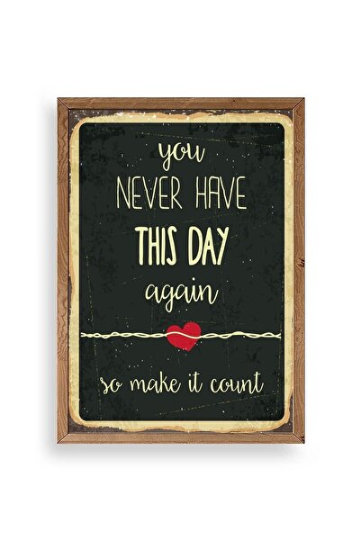 CT STONES Motto Wooden Framed Painting