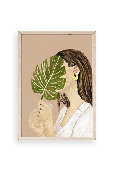 Twin Store طاولة بإطار خشبي نسائي