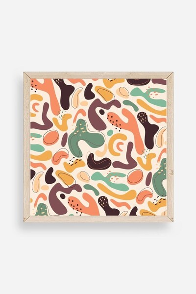 CT STONES Abstract Wooden Framed Painting