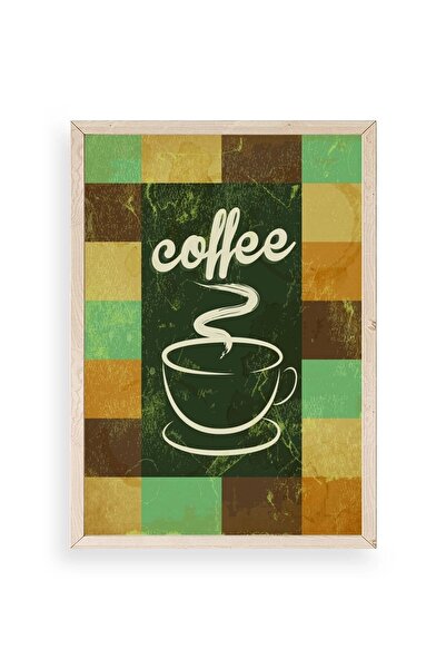 Twin Store طاولة بإطار خشبي بني