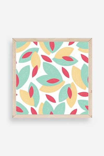 CT STONES Leaf Wooden Framed Table