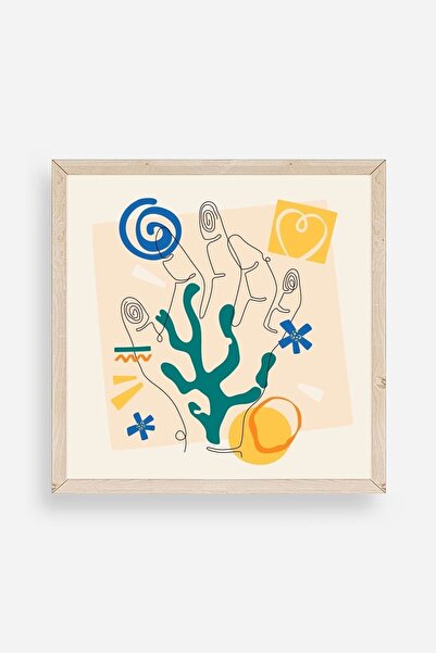 CT STONES Sea Wooden Framed Painting