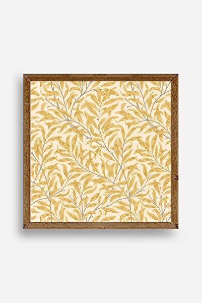 CT STONES Leaves Wooden Framed Painting