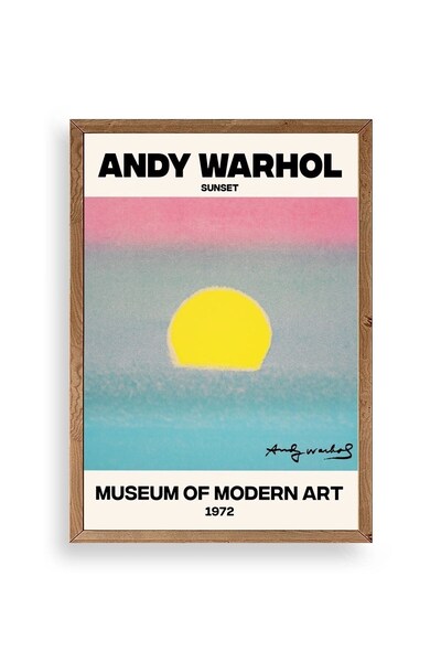 CT STONES Andy Warhol Wooden Framed Painting