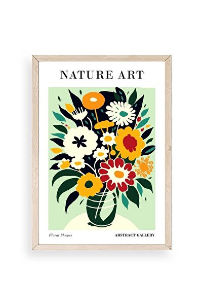 CT STONES Flower Wooden Framed Painting