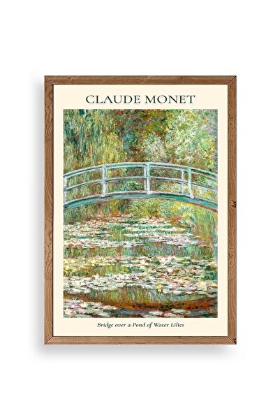CT STONES Claude Monet Wooden Framed Painting