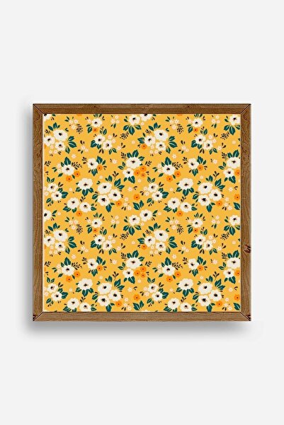 CT STONES Flower Wooden Framed Painting
