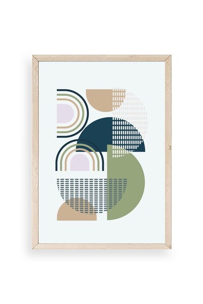 CT STONES Abstract Wooden Framed Painting