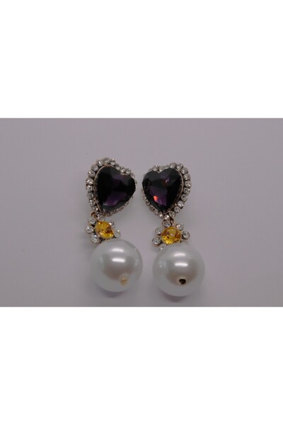 isilaygedikersin Brand Model Heart Earrings