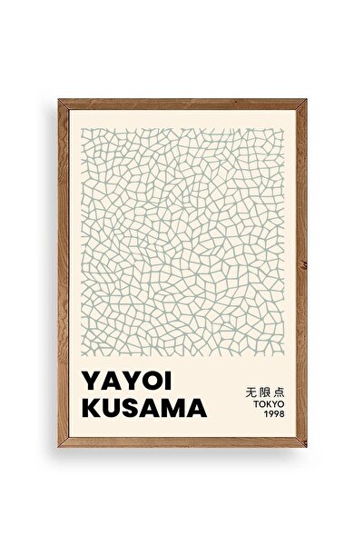 CT STONES Yayoi Kusama Wooden Framed Painting