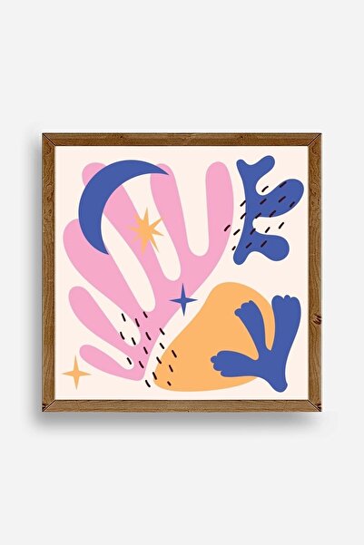 CT STONES Abstract Wooden Framed Painting