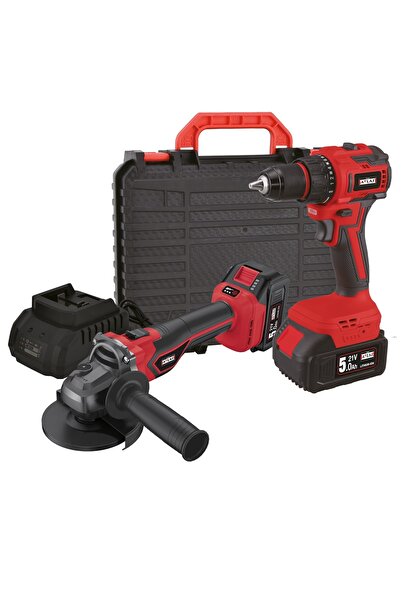 Attlas ATBL 21 2'Lİ Kömürsüz Set Akülü Matkap + Taşlama A0104099