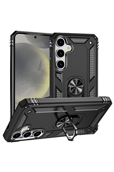 zore غطاء حماية لهاتف جالاكسي إس 25 بلس من تي سي إم كيه - أسود