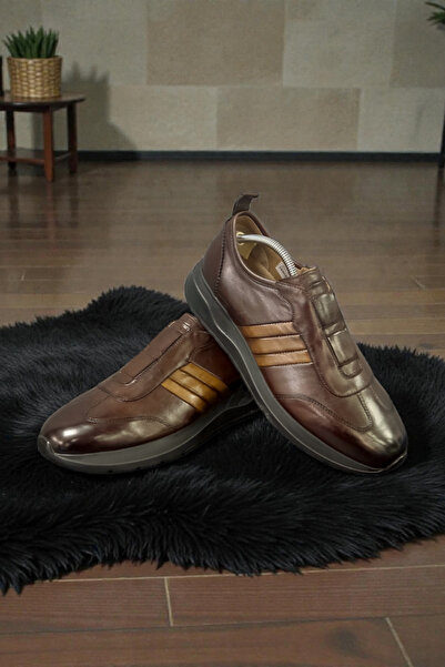 VİVA SHOES حذاء رجالي كاجوال بنعل إيفا من الجلد الطبيعي 100%
