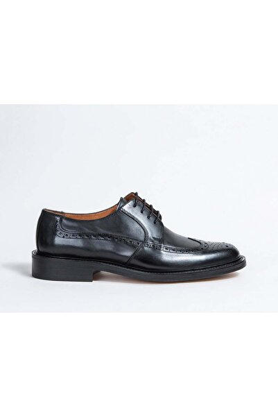 UniqCrafter 1020-10 Men's Shoes Casual Leather Black