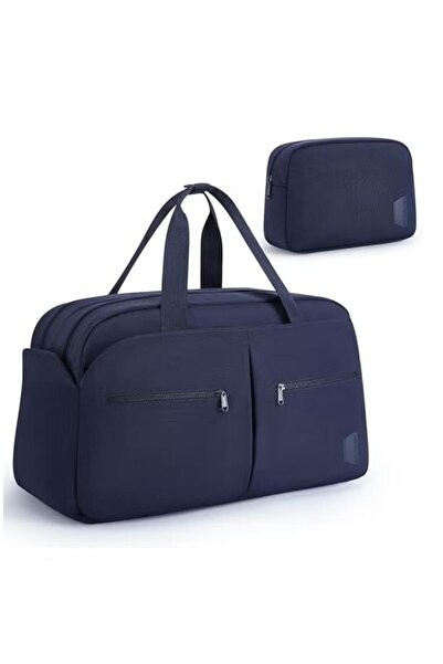 BAGSMART Travel Duffel Bag for Women, 45L Carry on Weekender Overnight Bag with Toiletry Bag, Separa