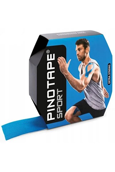 PinoTape Pro Sport professional silk kinesiology tape, 5 cm x 31 m, blue