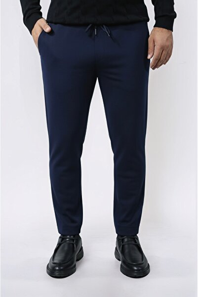 Velvarde Venus Oversized Elastic Dark Blue Trousers