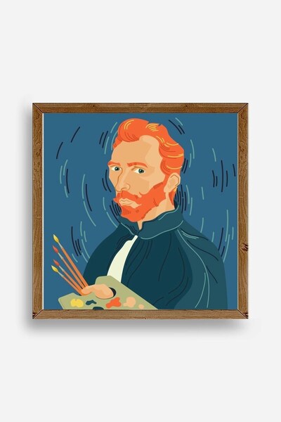 CT STONES Van Gogh Wooden Framed Painting