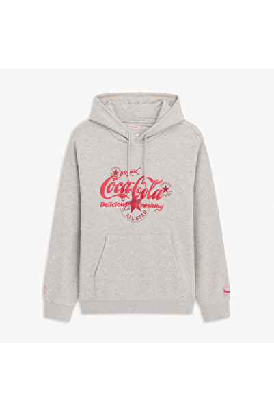 Converse x Coca-Cola Erkek Gri Hoodie
