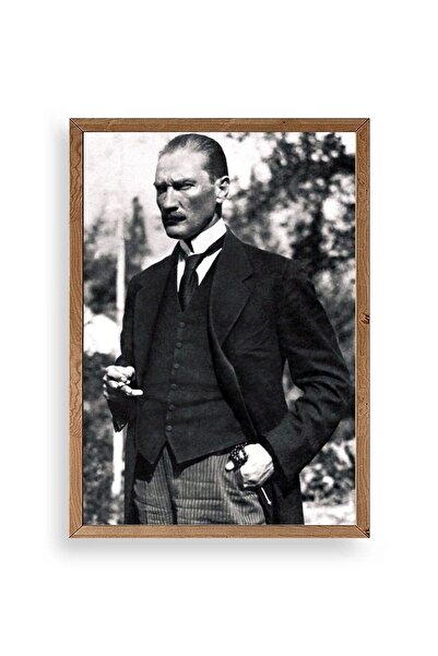 CT STONES Ataturk Wooden Framed Painting