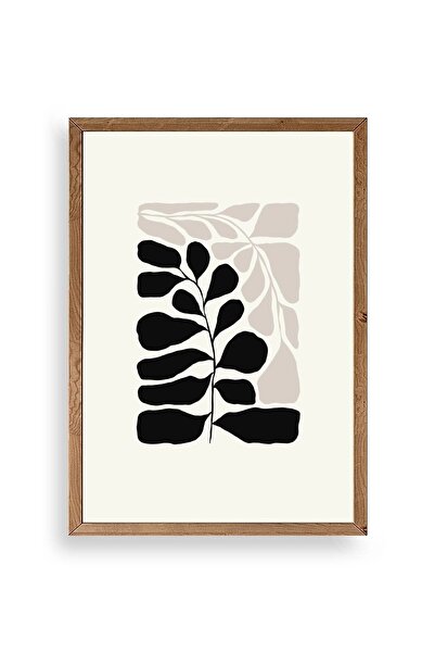 CT STONES Leaf Wooden Framed Table