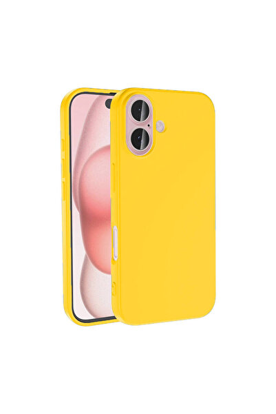 zore غطاء حماية لهاتف آيفون 16 بلس من تي سي إم كيه إل إس آر - أصفر