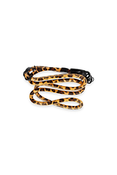 eco port حزام الرقبة بنمط الفهد من Onegif - برتقالي