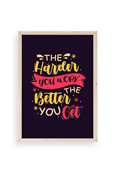 CT STONES Motto Wooden Framed Painting