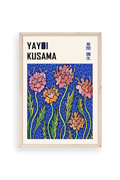 CT STONES Yayoi Kusama Wooden Framed Painting