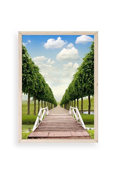 CT STONES Landscape Wooden Framed Painting