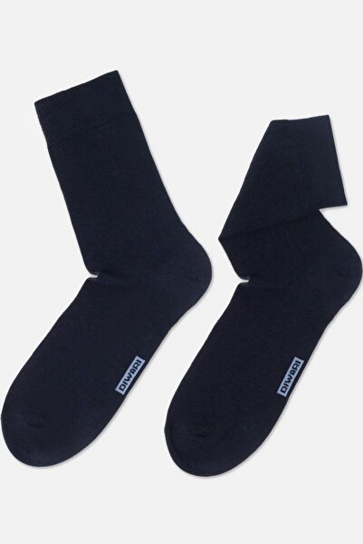 Conte Elegant Men's cotton socks, DiWaRi 3D Socks 000 - Dark Blue, 27 (42-43)