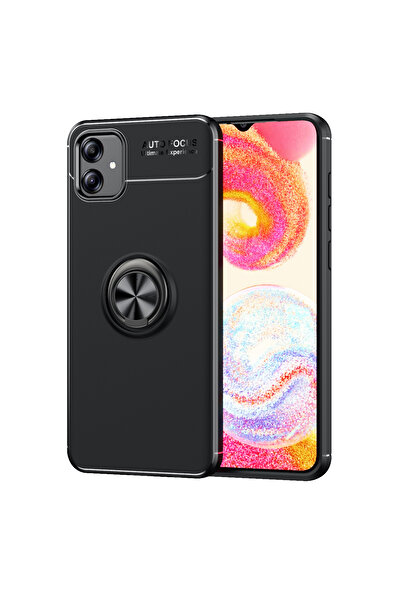 zore غطاء حماية سيليكون لهاتف جالاكسي A04E من تي سي إم كيه رافيل - أسود